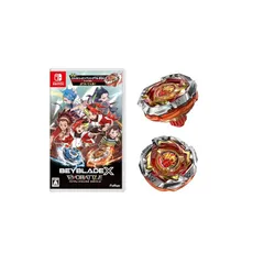 ベイブレードエックス エボバトル -Switch 【早期購入特典】「CX-00 レオンファングT4-60A レインボーコート」入手コード、ブレード用ステッカーセット 同梱 & 【メーカー特典】「CX-00 レオンファングT4-60A レッドVer.」 同梱 0