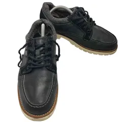 バンズ VANS レザー チェック モカシン シューズ メンズ JPN：27.5 