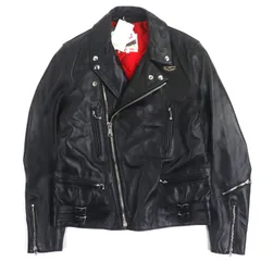 美品！ビッグサイズ40！カウハイド！ルイスレザー391TライトニングTFブラック Lewis Leathers 美品/ ルイスレザー 391T カウハイド ライトニング