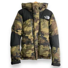 美品 THE NORTH FACE ノースフェイス Novelty Baltro Light JKT カモフラ柄 GORE-TEX ダウンジャケット ND92241 L カーキ メンズ 古着 中古 USED