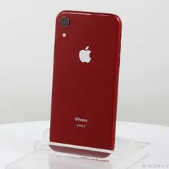 〔中古品〕 iPhoneXR 64GB プロダクトレッド MT062J／A SIMフリー【262】
