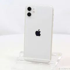 〔中古品〕 iPhone11 64GB ホワイト MHDC3J／A SIMフリー【198】