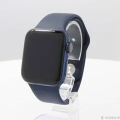 〔中古品〕 Apple Watch Series 6 GPS + Cellular 40mm ブルーアルミニウムケース ディープネイビースポーツバンド【344】