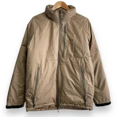 美品 NANGA ナンガ AURORA STAND COLLAR DOWN JACKET オーロラダウンジャケット L ベージュ メンズ 古着 中古 USED