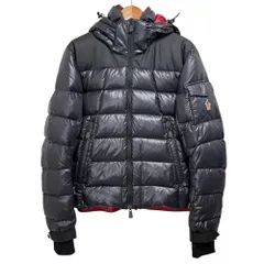 MONCLER GRENNOBLE モンクレールグルノーブル SANCY ナイロン ダウンジャケット 2 ブラック メンズ 古着 中古 USED