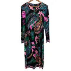 【ほぼ未使用】レオナール 宝石 フラワー トリム シルクウール ロングワンピース 2025年最新】LEONARD レディース ロングワンピースの人気アイテム