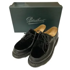 【極美品】paraboot UK7 26cmスエード黒 箱、正規品証明有 アーペントル ARPENTEUR パラブーツ別注 レザーシューズ スエード