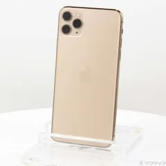 〔中古品〕 iPhone11 Pro Max 64GB ゴールド MWHG2J／A SIMフリー【247】