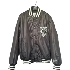 Z1622MASSNOUN   マスノウン スタジャン ジャンパー メンズ M 韓国 モード系ストリートブランド ブラック 黒