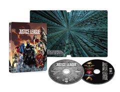 저스티스 리그 스틸북 사양 4K ULTLA HD & 블루 레이 세트 (수량 한정 생산 / 2 매 세트) [Blu-ray]