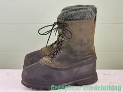 カナダ製 SOREL ビンテージ スノーブーツ ウィンターブーツ 緑 メンズ 8 26cm X705
