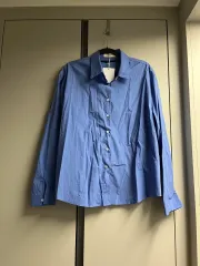 ODDINARY ブルー シャツ シャカシャカ素材 シャツ