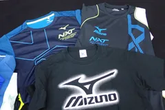 ◆スポーツウエア09 Mizuno 半袖 Tシャツ 3枚 Mサイズ◆ミズノ サッカー 陸上