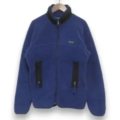 美品 Patagonia パタゴニア 90'S P.E.F RETRO-X JACKET ヴィンテージ USA製 23050 レトロX フリースジャケット S パープルブルー系 メンズ 古着 中古 USED