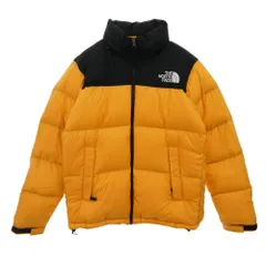 THE NORTH FACE ノースフェイス ND91841 NUPTSE JACKET ヌプシ ダウン ジャケット イエロー系 ブラック系 L【中古】
