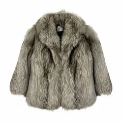 2025年最新】シルバー フォックス 毛皮 コートの人気アイテム - メルカリ