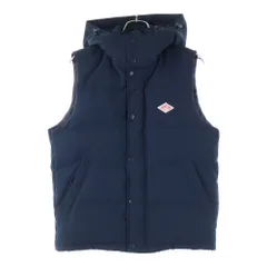 DANTON (ダントン) ジップアップ スナップボタンダウン フーデットダウンベスト ネイビー 17A-FA-002