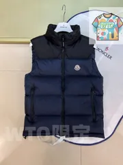 MONCLERモンクレール 濃い青色 新しいクラシックベスト｜本日限定特価｜新品未使用-WTO店名をご確認ください