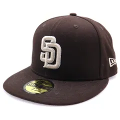NEW ERA (ニューエラ) 59FIFTY サンディエゴパドレス ベースボールキャップ ブラウン