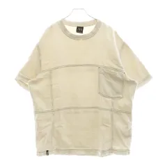 ZARA (ザラ) 胸ポケット コットン 半袖Tシャツ カットソー ライトグレー