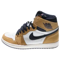 NIKE (ナイキ) AIR JORDAN 1 RETRO HIGH Rookie of The Year 555088-700 エアジョーダン 1 ハイカットスニーカー ルーキーオブザイヤー ベージュ/ホワイト US10/28cm
