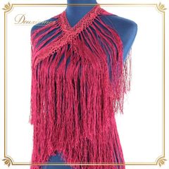 フラメンコ 衣装 ロングシージョ ピンクレース スカラップ 訳アリ