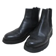 【美品】PRADAプラダ　チェルシーブーツ　サイドゴア　本革　イタリア製 2025年最新】サイドゴアブーツ PRADAの人気アイテム - メルカリ