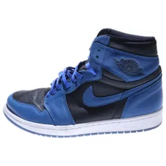 NIKE (ナイキ) AIR JORDAN 1 RETRO HIGH OG DARK MARINA BLUE エアジョーダン1 レトロ ダークマリーナブルー ハイカットスニーカー ブラック/ブルー US9/27cm 555088-404