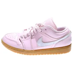 NIKE (ナイキ) WMNS AIR JORDAN 1 LOW ARCTIC PINK GUM LIGHT BROWN エアジョーダン ローカットスニーカー ピンク US9/26.0cm DC0774-601