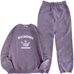 クロミ トレーナー スウェット パンツ セットアップ ルームウェア 部屋着 パジャマ サンリオ ku1654-83