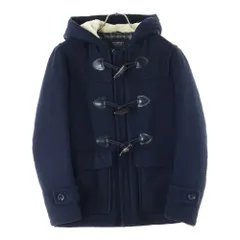 BURBERRY BLACK LABEL (バーバリー ブラックレーベル) 裏地キルティングチェック柄 中綿 ダッフルコート ネイビー D1F33-631-28