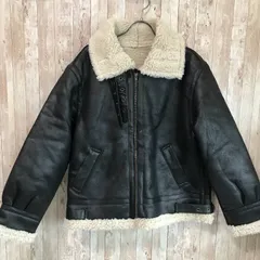 タ　Ungrid　アングリッド　フェイクムートンボアブルゾン　ブラック　Ⅿ