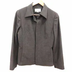 キース KEITH ステンカラージャケット 総裏地 ウール モヘヤ混 こげ茶 ダークブラウン /YK