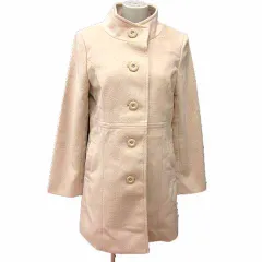 エニィスィス エニシス anySiS スタンドカラーコート 総裏地 L ベージュ /YK