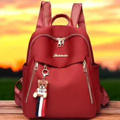 リュック マザーズリュック レディースリュック ママバッグ レディース リュックサック 軽量 通勤通学 旅行 新品 赤色 送料無料 最短発送