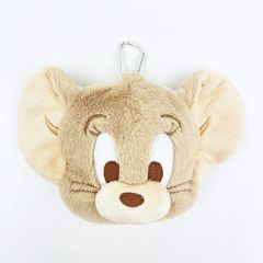 톰과 제리 제리 카라비나가있는 봉제 인형 지퍼 마스코트 (더스티 컬러) 키 체인
