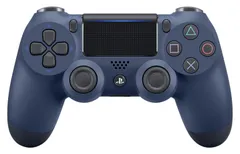 【純正品】ワイヤレスコントローラー (DUALSHOCK 4) ミッドナイト・ブルー (CUH-ZCT2J22) [6) ミッドナイト・ブルー] [2) 特典なし]