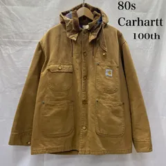 カーハート 80's carhartt Michigan Chore Coat 100th Anniversary フード付き 42 USA製 メンズ 42 ISItems【USED】【古着】【中古】50146819