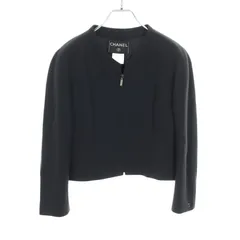 CHANEL シャネル ココマーク ノーカラージャケット