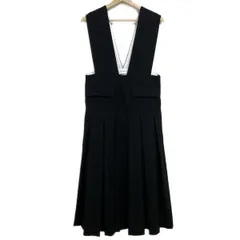 ENFOLD(エンフォルド) ワンピース サイズ36 S レディース - 黒 ノースリーブ/ロング/プリーツ