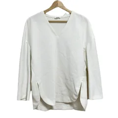 ENFOLD(エンフォルド) 長袖カットソー サイズ36 S レディース - 白 Vネック