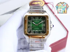 【今日特価】Cartier カルティエ サントスシリーズ 全自動機械ムーブメント搭載