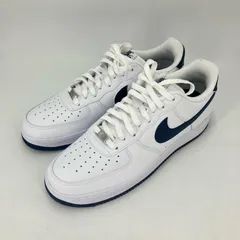 【イオン広店】 中古 NIKE | ナイキ スニーカー Nike Air Force 1 Low '07 'White/Navy' FJ4146-104 ホワイト 30cm 【126】