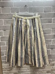 【H1-06】◇ MARGARET HOWELL   スカート　2サイズ　ストライプ柄