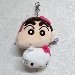 クレヨンしんちゃん×サンリオ クレヨンしんちゃん×ハローキティ リール付  マスコット＆伸びるリールキーホルダー サンリオ　sanrio