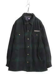 【お得なクーポン配布中!】 90s チャップス ラルフローレン チェック シャツ ジャケット メンズ M / オールド ブラックウォッチ アクリル ウール 混 中綿 キルティング