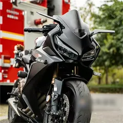 【送料無料】CBR650R等対応 大型定風翼付き後方ミラー左右セット アルミ製 角度調整可 空力安定性向上 夜間視認性向上