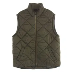 Barbour バブアー D1600 NEWFOUNDLAND QUILT GILET キルティング ジップアップ ベスト 中綿 カーキ系 M【中古】のサムネイル
