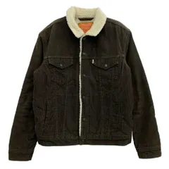 Levi's リーバイス CW-2118 コーデュロイ 裏ボア ジャケット オリーブ系 M【中古】