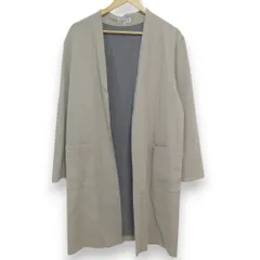 美品 MACKINTOSH LONDON マッキントッシュロンドン×ファリエロサルティ ダブルフェイスロングニットカーディガン 38 ベージュ レディース 古着 中古 USED Mackintosh（マッキントッシュ） 美品 MACKINTOSH LONDON